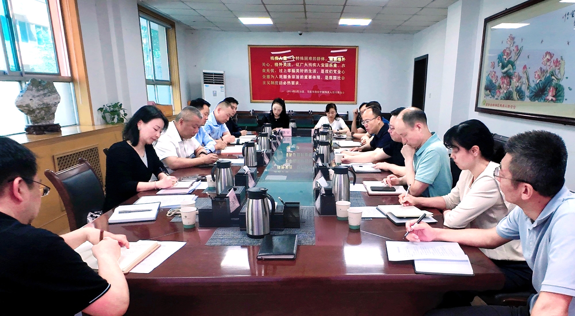 強(qiáng)盛一行赴西安市殘疾人聯(lián)合會(huì)開(kāi)展專(zhuān)題調(diào)研——共商殘疾人康復(fù)養(yǎng)老事業(yè)發(fā)展，探索科技助殘服務(wù)新模式