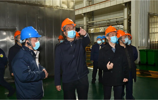 【陜鼓集團】西安市委常委、市委統(tǒng)戰(zhàn)部部長楊廣亭深入陜鼓實地調研指導疫情防控及復工復產(chǎn)工作